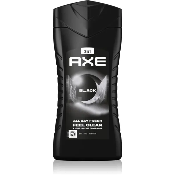 Axe Axe Black gel za tuširanje za lice, tijelo i kosu 250 ml