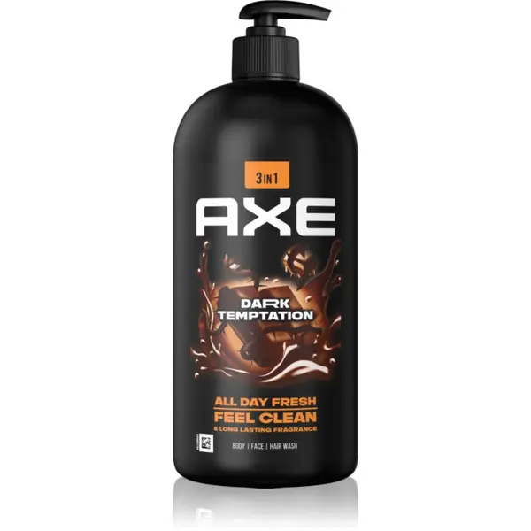 Axe Axe Dark Temptation gel za tuširanje za lice, tijelo i kosu 900 ml