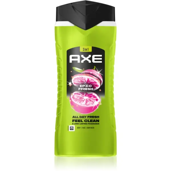 Axe Axe Epic Fresh gel za tuširanje za lice, tijelo i kosu 400 ml