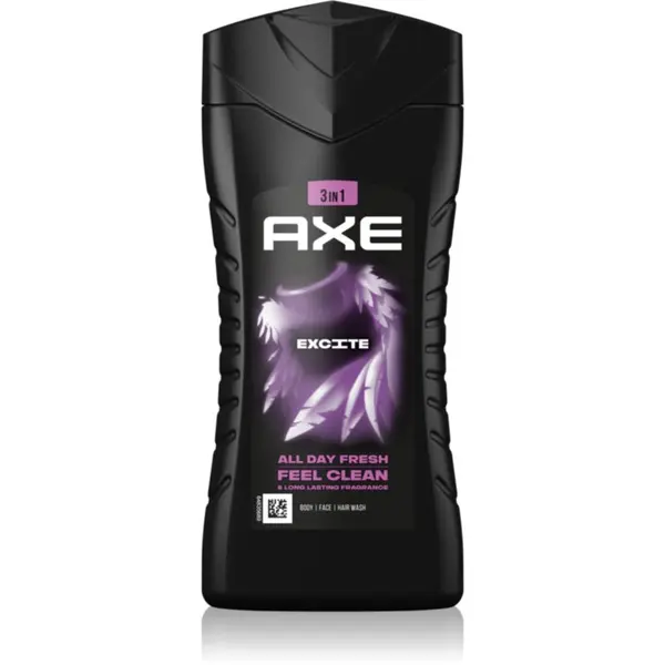 Axe Axe Excite gel za tuširanje za lice, tijelo i kosu 250 ml