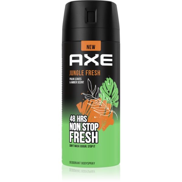 Axe Axe Jungle Fresh dezodorans i sprej za tijelo za muškarce Palm Leaves & Amber 150 ml