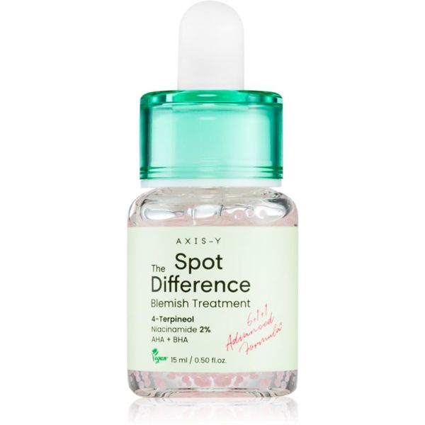 AXIS-Y AXIS-Y 6+1+1 Advanced Formula Spot The Difference Blemish Treatment lokalna njega protiv akni za osjetljivu kožu lica 15 ml