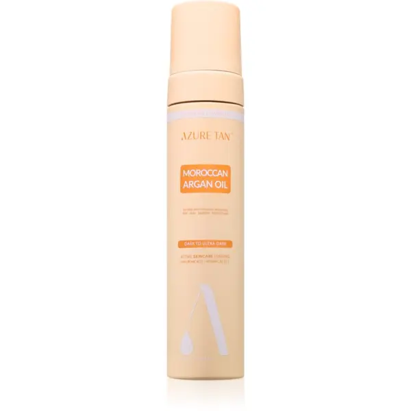 Azure Tan Azure Tan Maroccan Argan Oil pjena za samotamnjenje nijansa Dark To Ultra Dark 200 ml