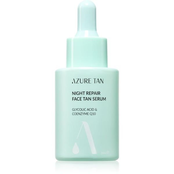 Azure Tan Azure Tan Night Repair serum za lice za samotamnjenje za noć 30 ml