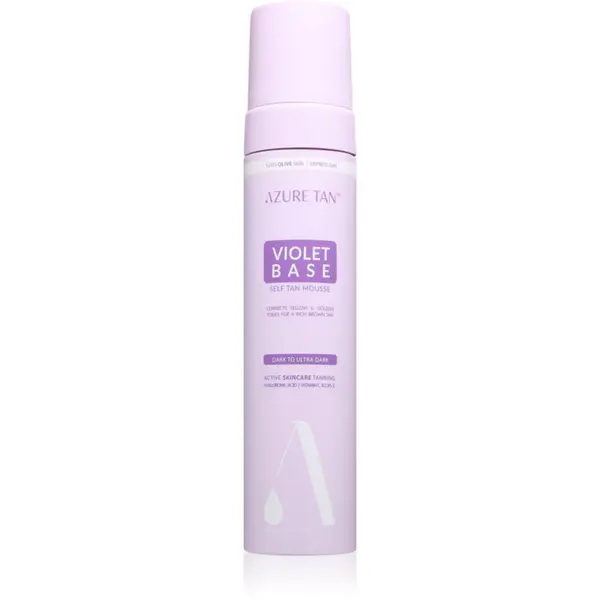 Azure Tan Azure Tan Violet Base pjena za samotamnjenje nijansa Dark To Ultra Dark 200 ml
