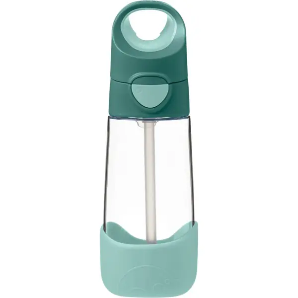 B.Box b.box Bottle with Straw boca sa slamkom Emerald Forest 450 ml