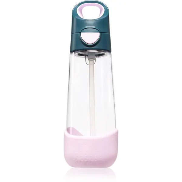 B.Box b.box Bottle with Straw boca sa slamkom Indigo Rose 600 ml