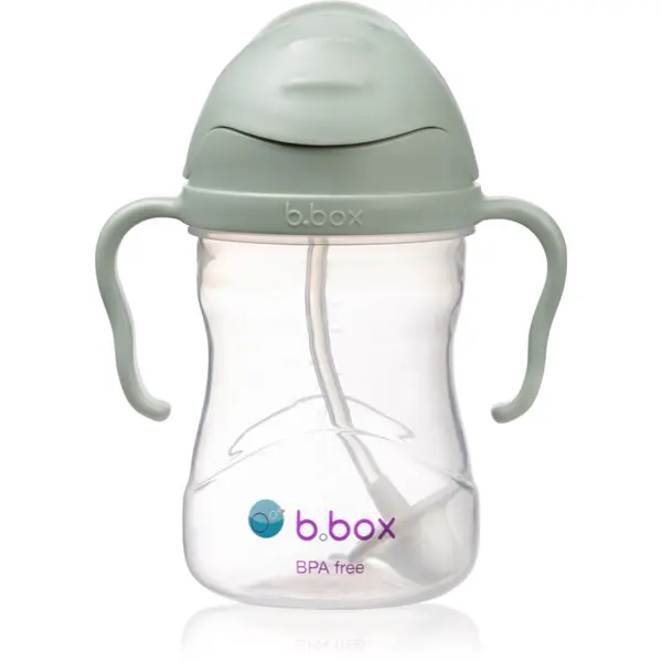 B.Box B.Box Gelato Cup čašica sa slamkom Sage 240 ml