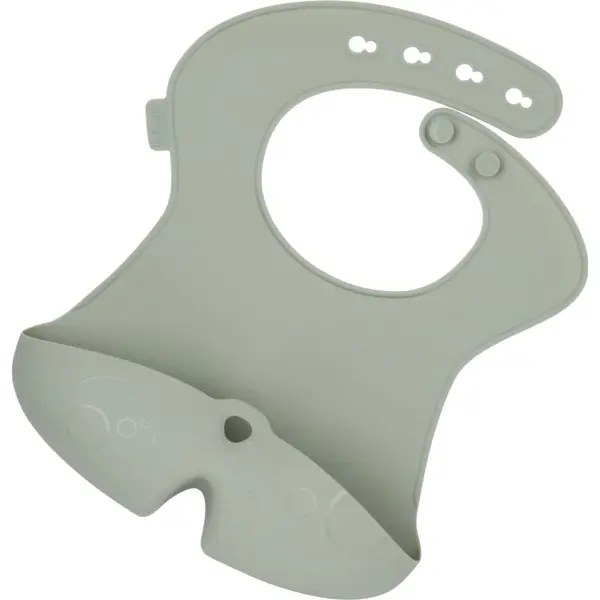 B.Box b.box Silicone Bib podbradnik 4m+ Sage 1 kom