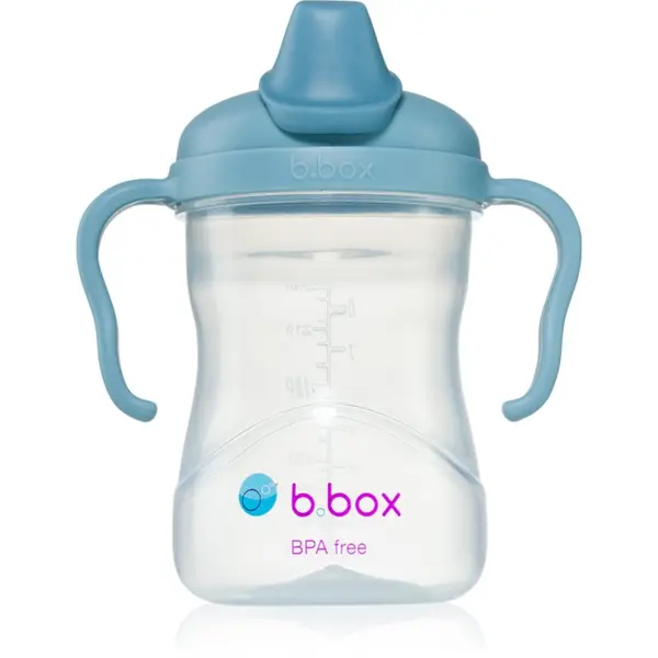 B.Box B.Box Spout Cup čašica s ručkama Ocean 4m+ 240 ml