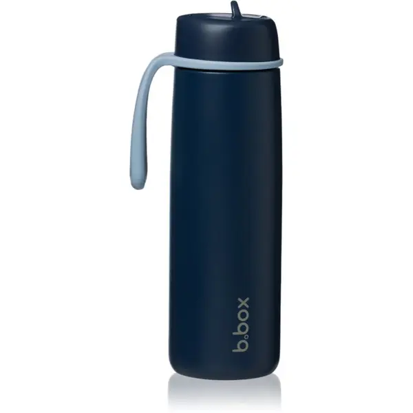 B.Box B.Box Stainless Steel Thermos Bottle termosica sa slamkom Midnight 690 ml