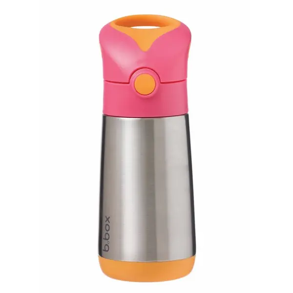 B.Box B.Box Thermos Mini termosica sa slamkom Pink Orange 350 ml