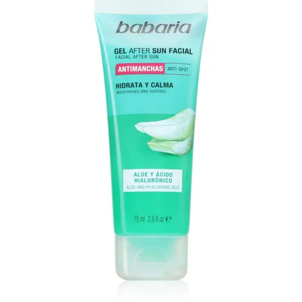 Babaria Babaria After Sunbathing Facial Gel gel za lice nakon sunčanja 75 ml