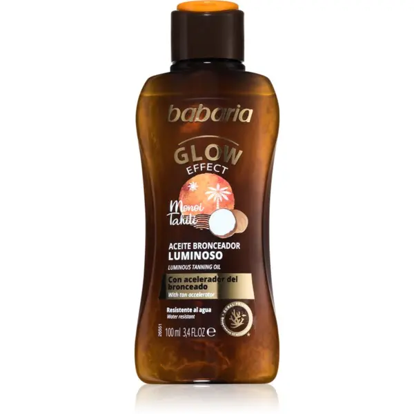 Babaria Babaria Glow Effect Monoi Tahiti posvjetljujuće ulje za sunčanje 100 ml