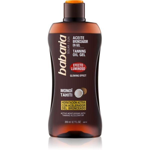 Babaria Babaria Glow Effect Monoi Tahiti posvjetljujuće ulje za sunčanje 200 ml