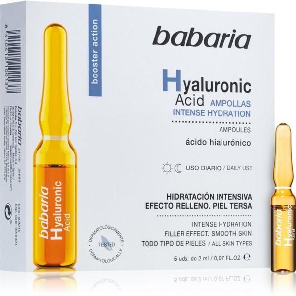 Babaria Babaria Hyaluronic Acid ampule s hijaluronskom kiselinom 5 x 2 ml