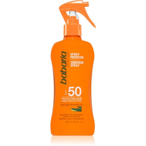 Babaria Babaria Sun Protective sprej za sunčanje SPF 50 vodootporni 200 ml