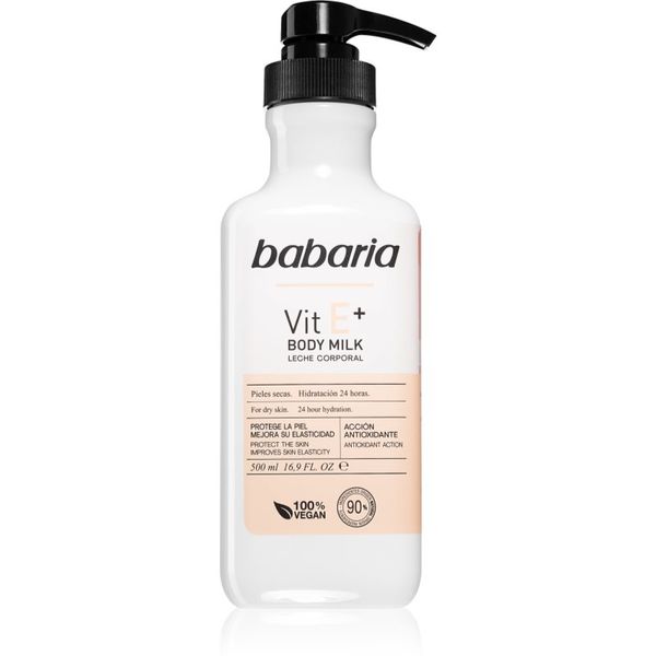 Babaria Babaria Vitamin E hidratantno mlijeko za tijelo  za suhu kožu 500 ml