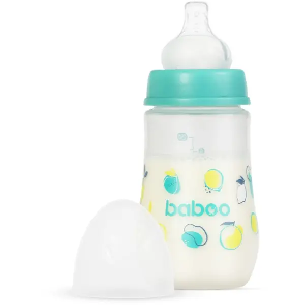 Baboo Baboo Anti-colic Feeding Bottle bočica protiv kolika Lagoon Fiesta, 3 m+ 250 ml