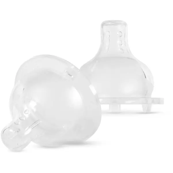 Baboo Baboo Liquid Silicone Teat Fast Flow sisač za bočicu 6m+ 2 kom