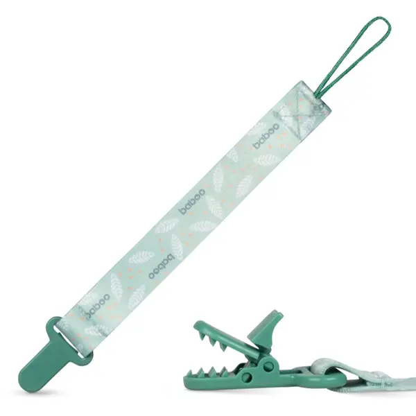 Baboo Baboo Textile Soother Holder kopča za dudu Peachy Keen 1 kom