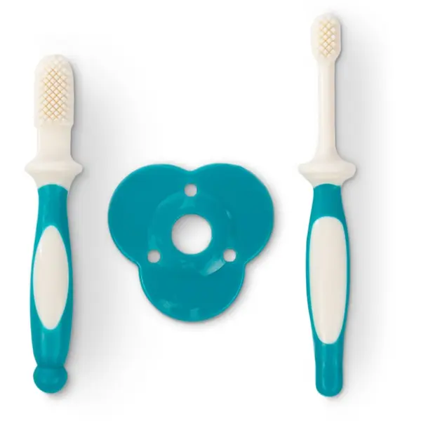 Baboo Baboo Toothbrush Set set njege za zube za bebe 6-12 m 2 kom