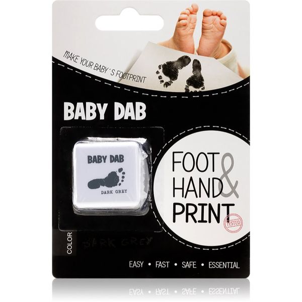 Baby Dab Baby Dab Foot & Hand Print Grey boja za dječje otiske