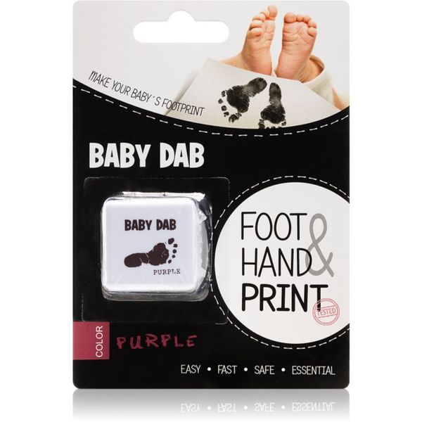 Baby Dab Baby Dab Foot & Hand Print Purple boja za dječje otiske