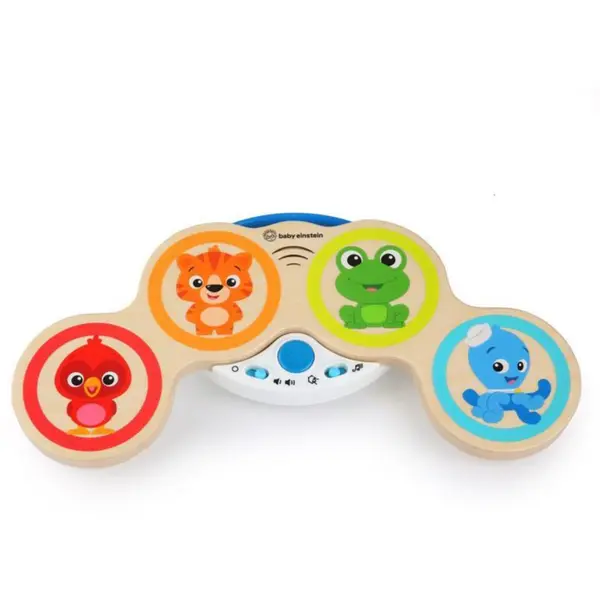 Baby Einstein Baby Einstein Magic Touch Drums Wooden glazbena igračka od drva 6m+ 1 kom