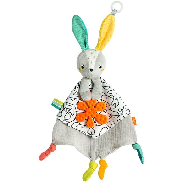 BABY FEHN BABY FEHN DoBabyDoo Activity Comforter Rabbit tješilica s grickalicom 1 kom