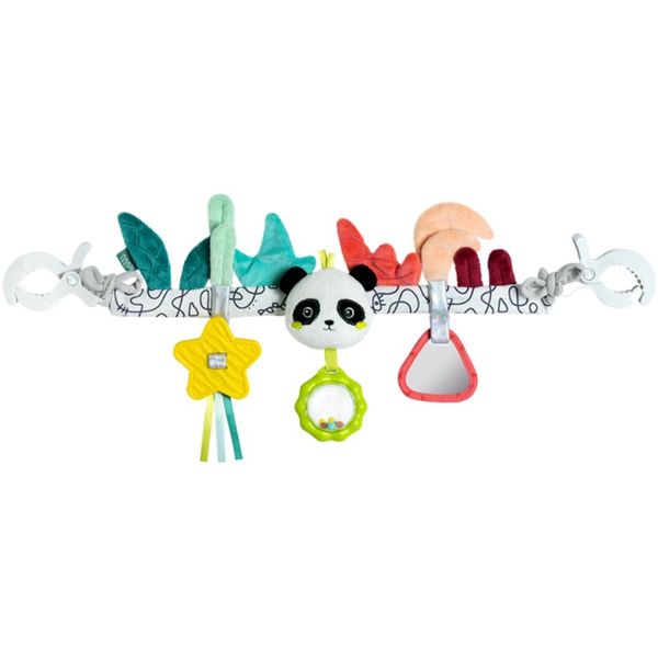 BABY FEHN BABY FEHN DoBabyDoo Pram Chain Panda viseća igračka kontrastnih boja 1 kom