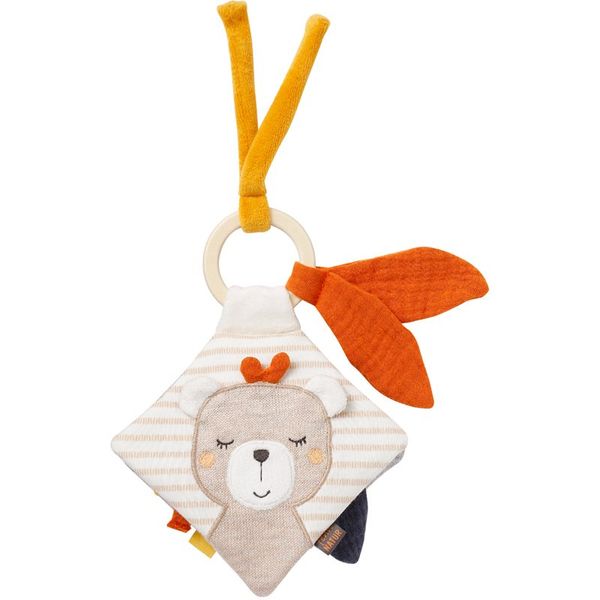 BABY FEHN BABY FEHN fehnNATUR Soft Book Donkey & Teddy edukativna knjiga kontrastnih boja 1 kom