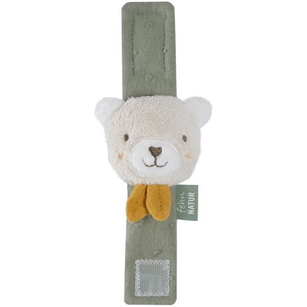 BABY FEHN BABY FEHN fehnNATUR Wrist Rattle Bear zvečka za ruku 1 kom