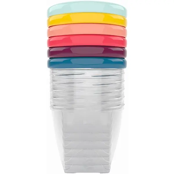 Babymoov Babymoov Bowls Multicolor posudica sa zatvaračem 6x250 ml