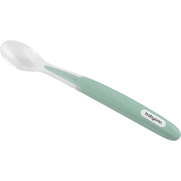 BabyOno BabyOno Be Active Soft Spoon žličica Mint 6 m+ 1 kom