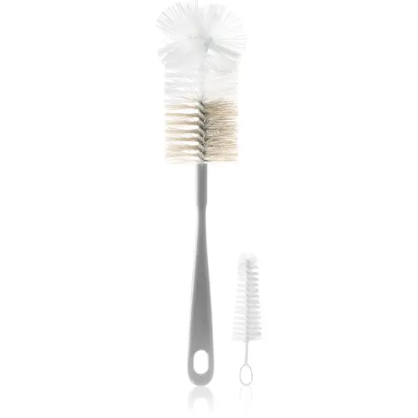 BabyOno BabyOno Bottle Brush Bottle Brush četka za čišćenje bočica i sisača Grey 2 kom