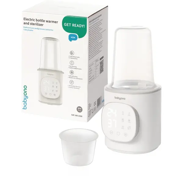 BabyOno BabyOno Electric Bottle Warmer and Sterilizer Višenamjenski uređaj za zagrijavanje bočica za bebe 1 kom