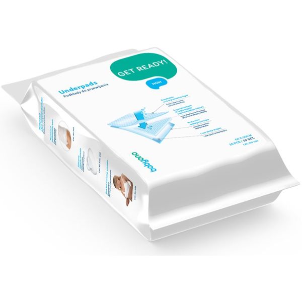 BabyOno BabyOno Get Ready Mom jednokratne podloge za previjanje 60 x 90 cm 10 kom