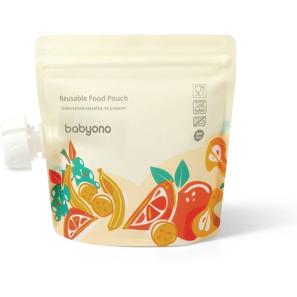 BabyOno BabyOno Get Ready Reusable Food Pouch vrećica za kašicu 5x150 ml