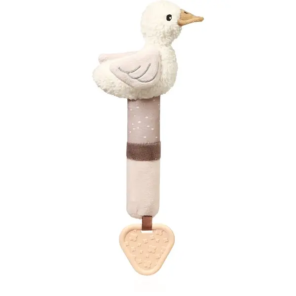 BabyOno BabyOno Goose Zoe 3m+ skvičavac s grickalicom 1 kom