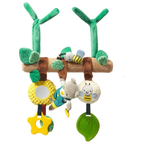 BabyOno BabyOno Have Fun Educational Toy viseća igračka kontrastnih boja Gardener Teddy 1 kom