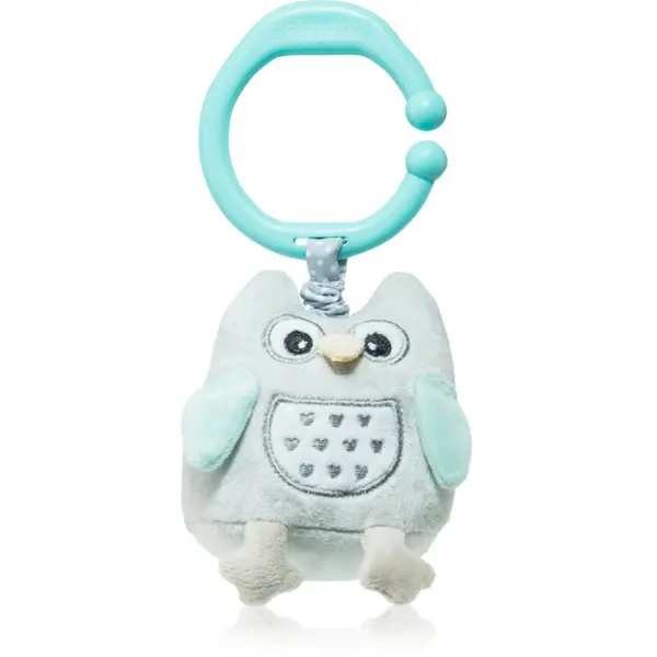 BabyOno BabyOno Have Fun Musical Toy for Children viseća igračka kontrastnih boja s melodijom Owl Sofia Blue 1 kom