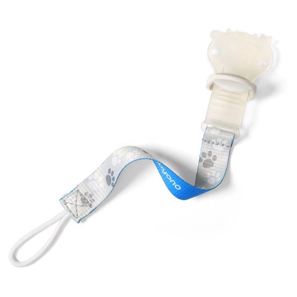 BabyOno BabyOno Pacifier Holder kopča za dudu za djecu od rođenja Blue 1 kom