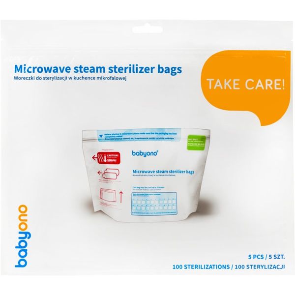 BabyOno BabyOno Take Care Microwave Steam Sterilizer Bags vrećice za sterilizaciju za mikrovalnu 5 kom