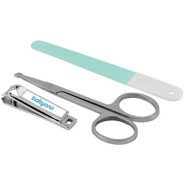 BabyOno BabyOno Take Care Nail Care set za manikuru za djecu Mint 1 kom