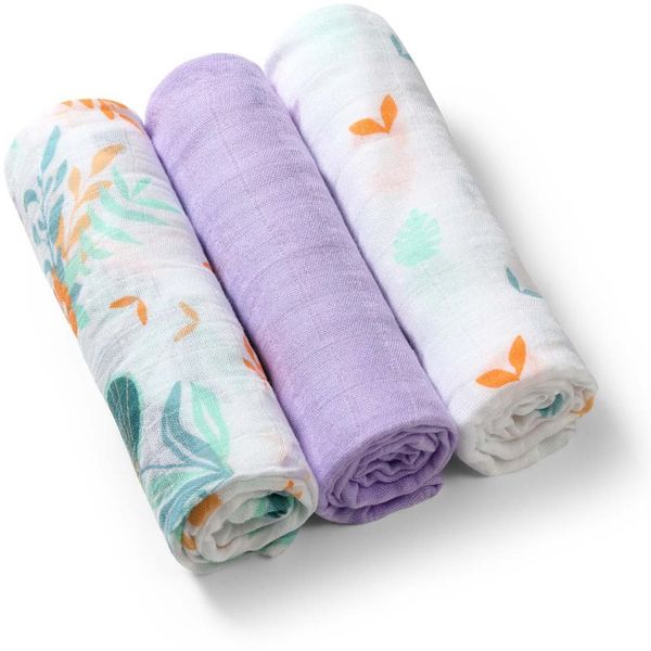 BabyOno BabyOno Take Care Natural Bamboo Diapers platnene pelene Purple 3 kom
