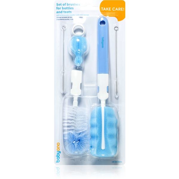 BabyOno BabyOno Take Care Set of Brushes četka za čišćenje sa zamjenjivim nastavcima 1 kom