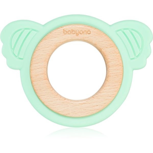 BabyOno BabyOno Wooden & Silicone Teether grickalica za bebe Koala 1 kom