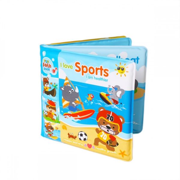 Bam-Bam Bam-Bam Bath Book slikovnica za kupanje 6m+ Sports 1 kom
