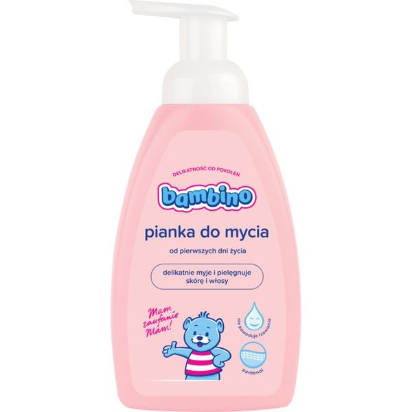 Bambino Bambino Baby Wash Foam pjena za kupanje za tijelo i kosu za djecu od rođenja 500 ml